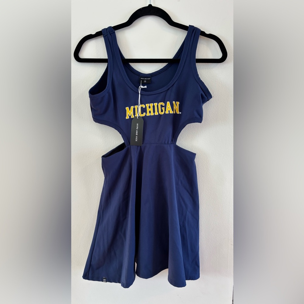 Hype And Vice Michigan Women's Midi Dress, small